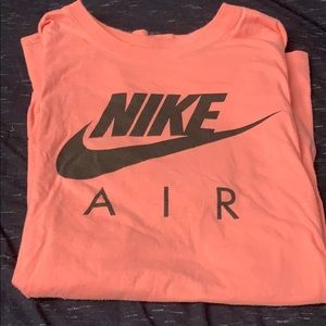 Pink nike air T-shirt